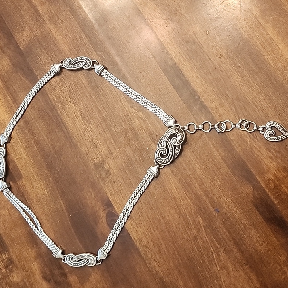 Vintage‎ BRIGHTON BALI SILVER CHAIN BELT Medium